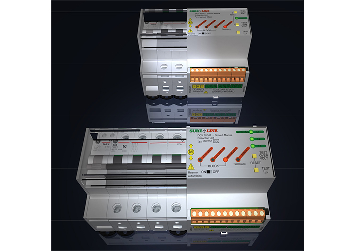 Foto Dispositivos de protección y rearme para sistemas de recarga de vehículos eléctricos.